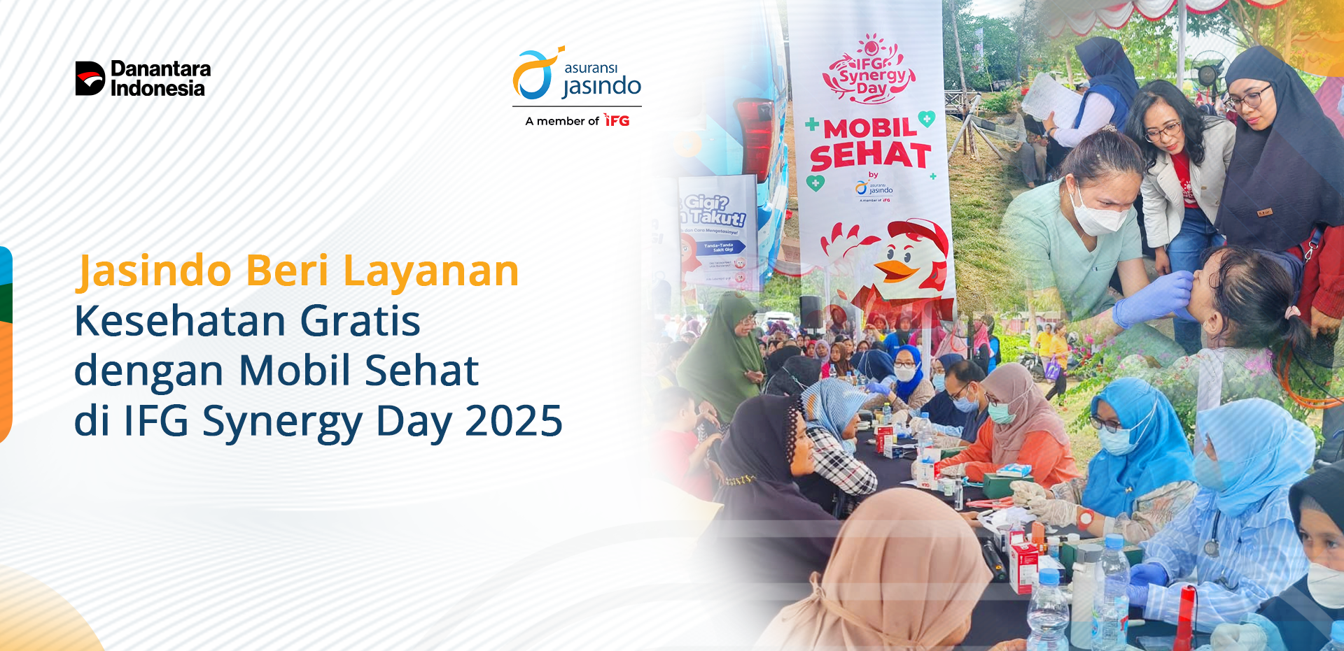 Jasindo Beri Layanan Kesehatan Gratis dengan Mobil Sehat di IFG Synergy Day 2025