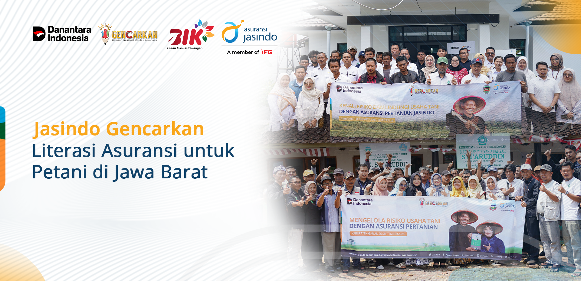 Jasindo Gencarkan Literasi Asuransi untuk Petani di Jawa Barat