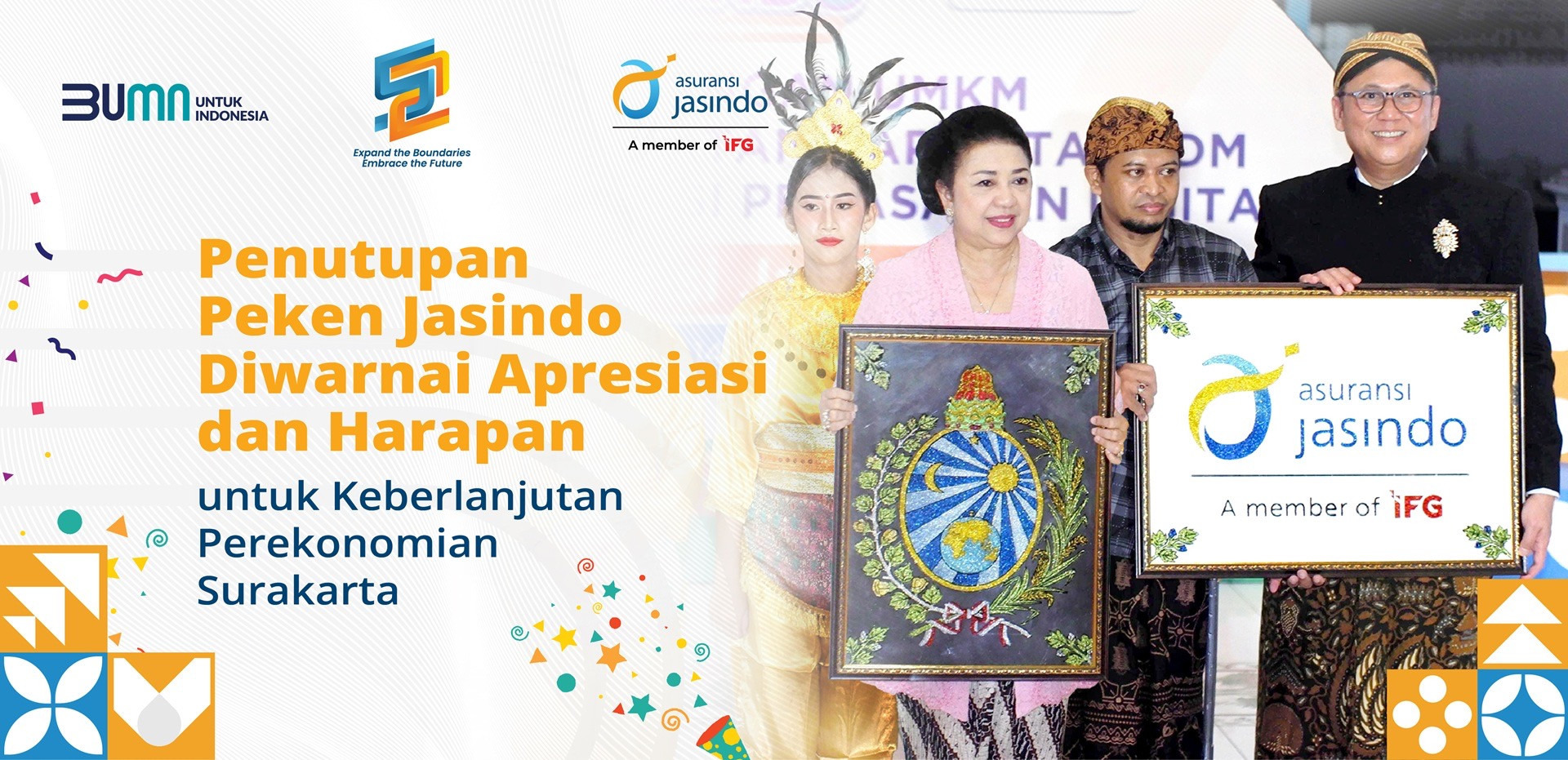 Penutupan Peken Jasindo Diwarnai Apresiasi dan Harapan untuk Keberlanjutan Perekonomian Surakarta