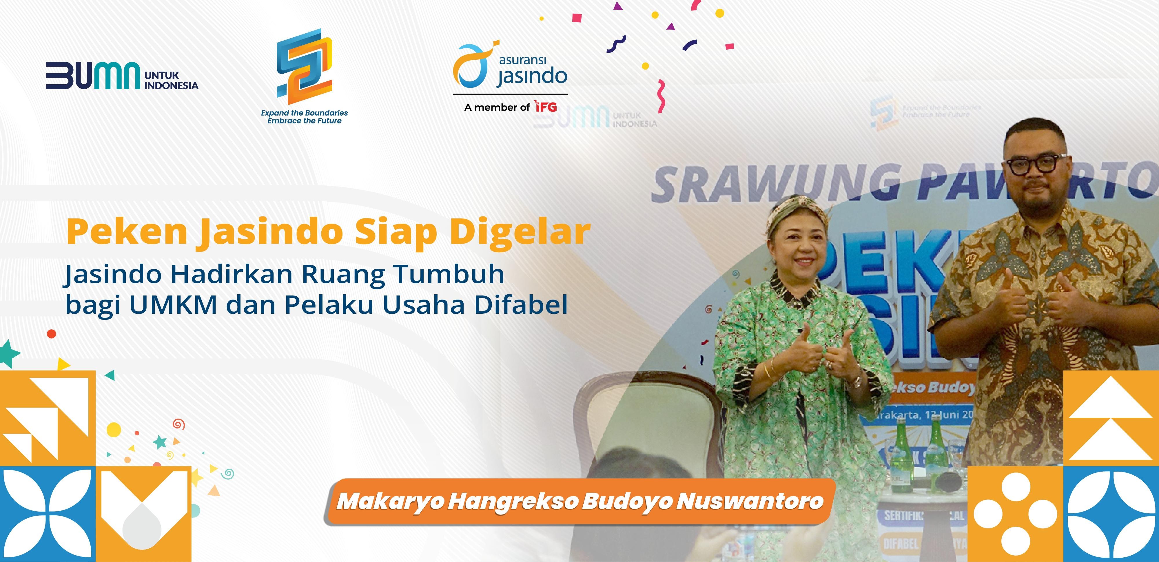 Peken Jasindo Siap Digelar, Jasindo Hadirkan Ruang Tumbuh bagi UMKM dan Pelaku Usaha Difabel
