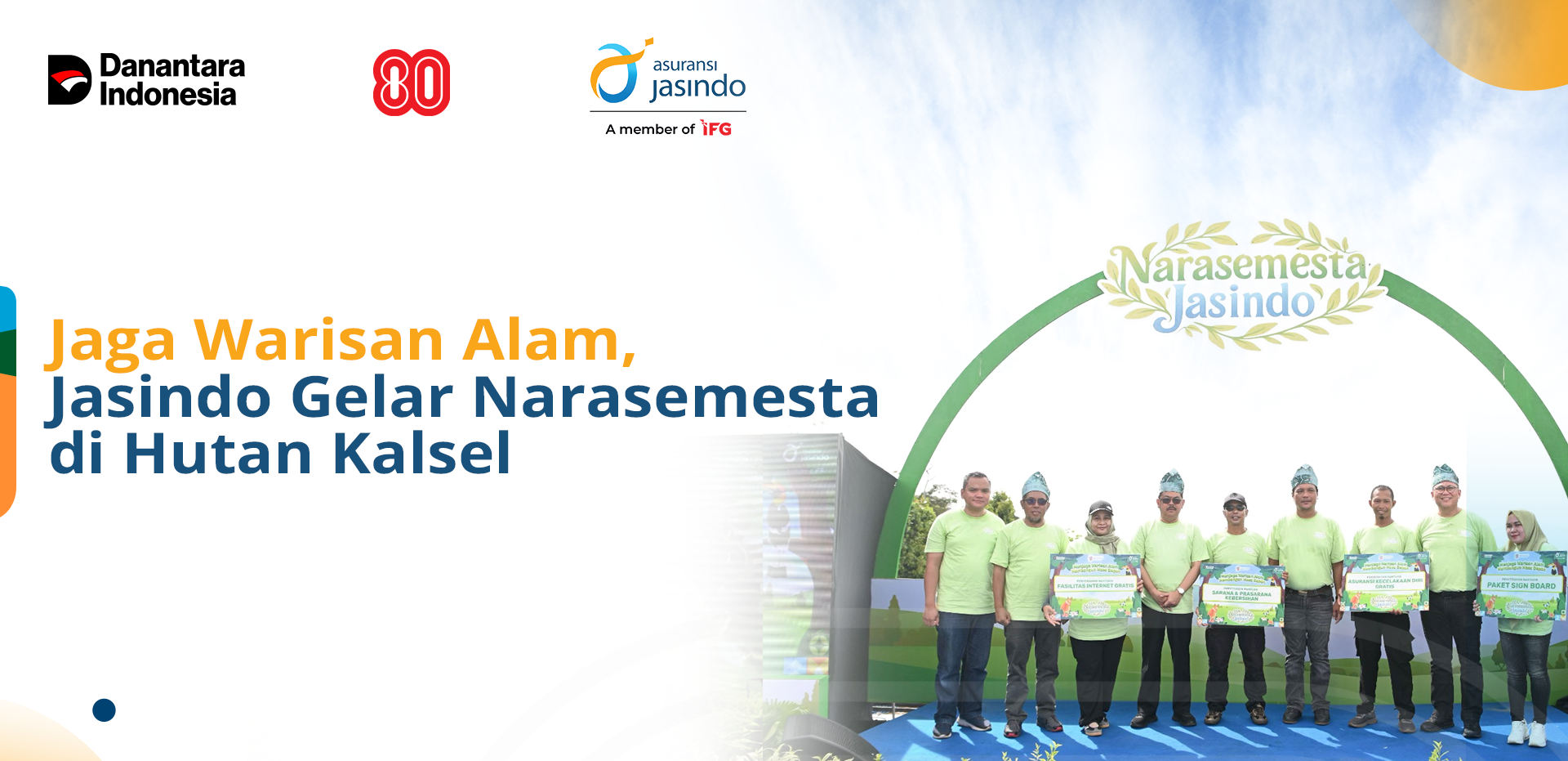 Jaga Warisan Alam, Jasindo Gelar Narasemesta di Hutan Kalsel